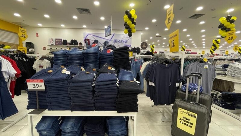 Mais de 40 mil peças estarão disponíveis na inauguração da nova loja Avenida no Shopping Sinop