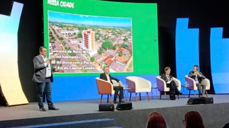 Guarantã do Norte é destaque no ‘Transformar Juntos’ do Sebrae em Brasília e prefeito destaca ‘cidade empreendedora’