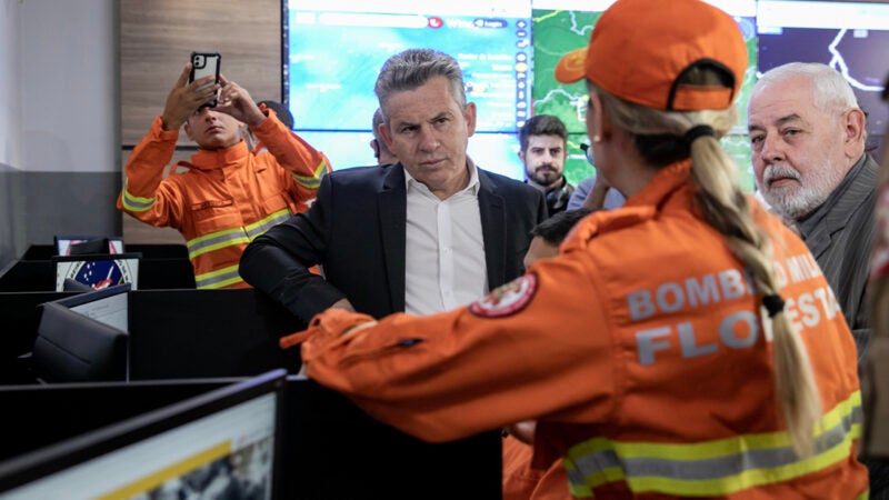 Mauro inaugura quartel do Batalhão de Emergências Ambientais em Mato Grosso