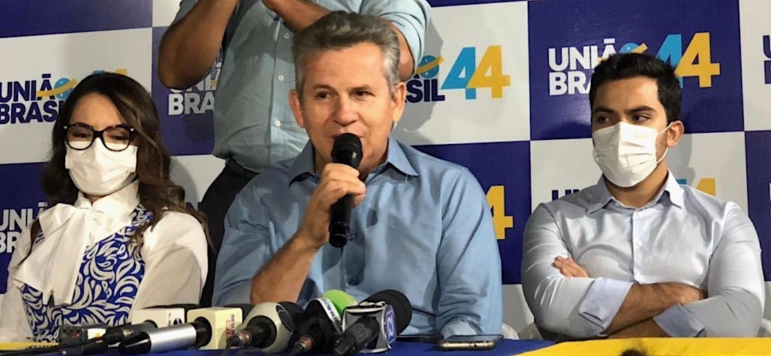 Mauro Mendes anuncia candidatura à reeleição e Pivetta deve ir a vice