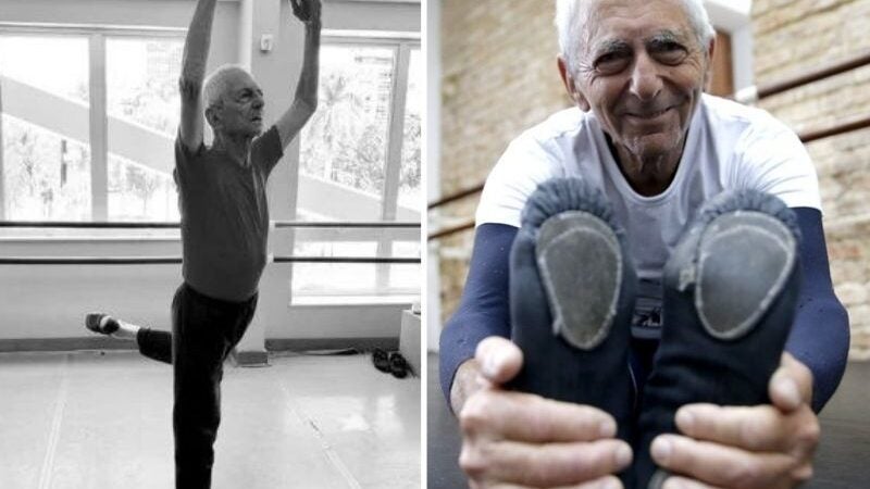 Aposentado de 80 anos faz balé no RJ e esbanja alegria. “Me sinto vivo”