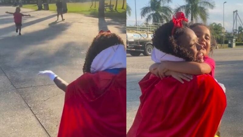 Branca de Neve preta encanta menina no parque: ‘Melhor dia da minha vida’