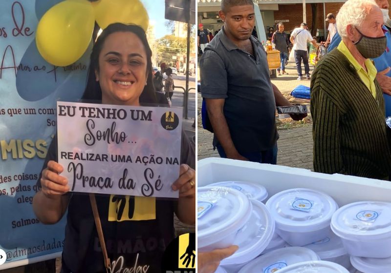 Confeiteira tem o sonho de realizar festa de aniversário para sem-tetos de SP
