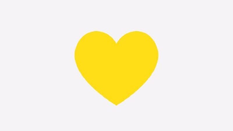 Coração amarelo: significado vai muito além do que sabíamos, nas redes sociais
