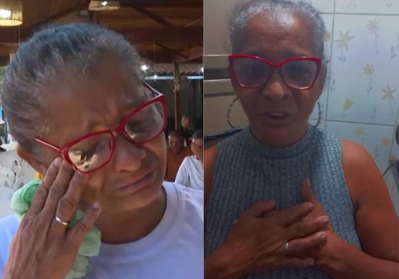 Dona Janete, que chorou ao vivo na tv por não ter comida em casa, volta a estudar