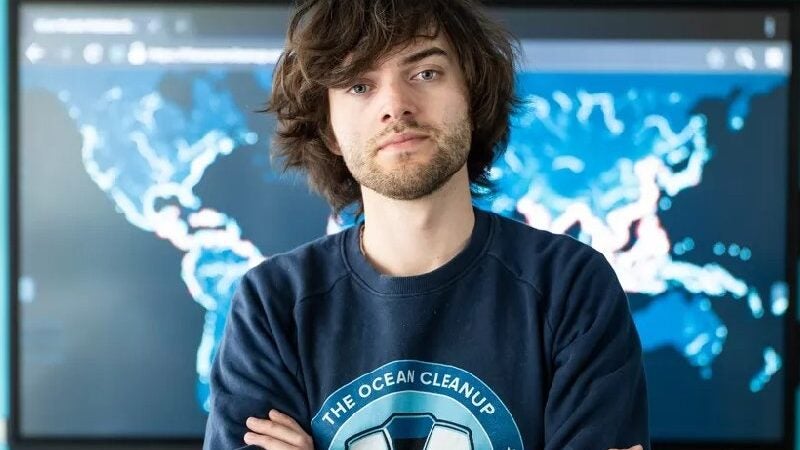 Jovem holandês promete limpar 80% do lixo do oceano até 2030