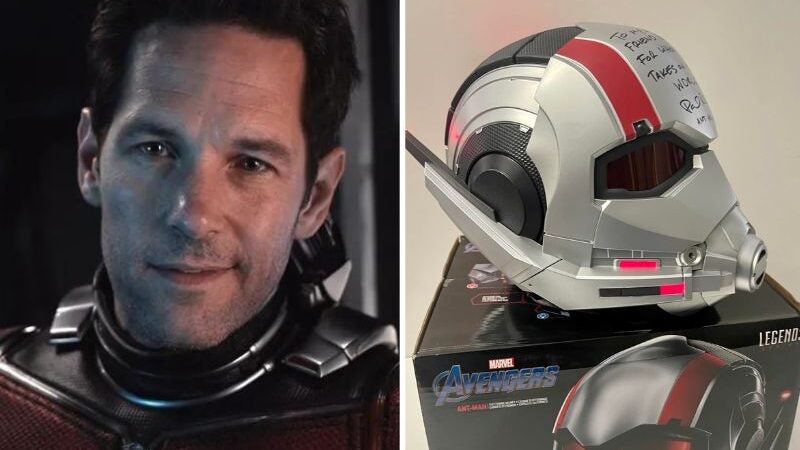 ‘Homem-Formiga’ manda carta e capacete a garoto vítima de bullying