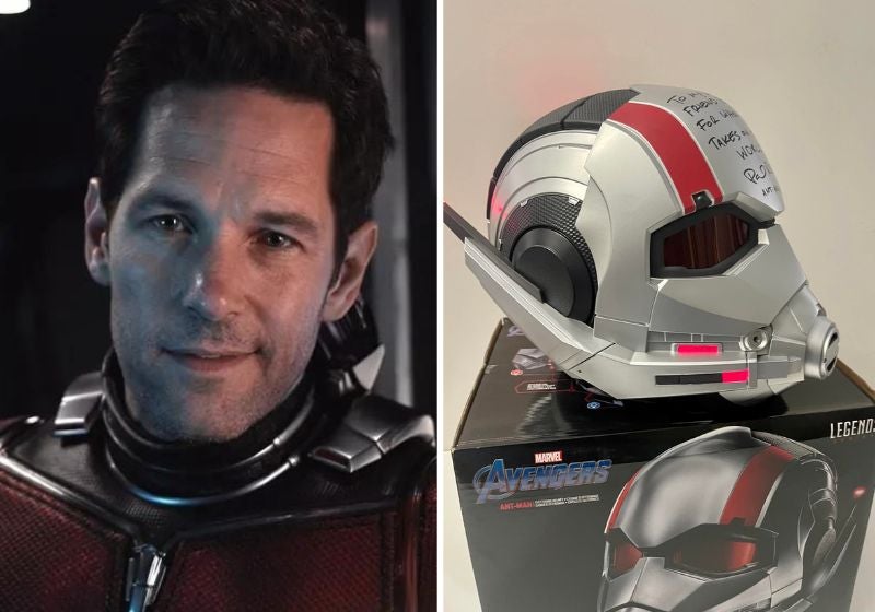 ‘Homem-Formiga’ manda carta e capacete a garoto vítima de bullying