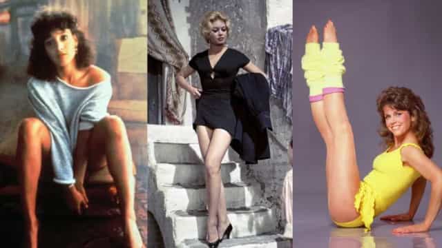 As pernas mais belas de famosas ao longo das décadas