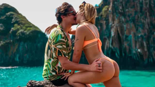 Viih Tube posta fotos com Eliezer em Fernando de Noronha: ‘E essa raba aí?’