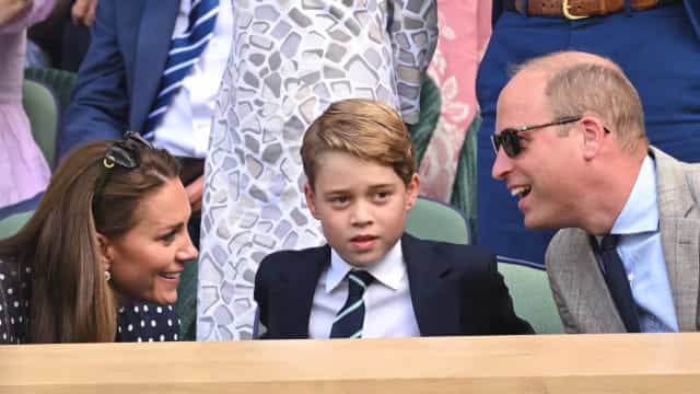 Príncipe George rouba a cena ao acompanhar Kate e William em Wimbledon