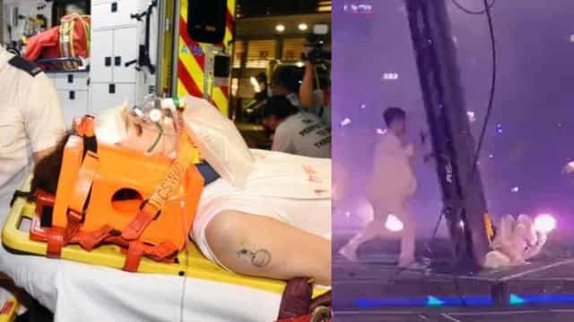 Dançarino atingido por telão em show corre o risco de ficar tetraplégico