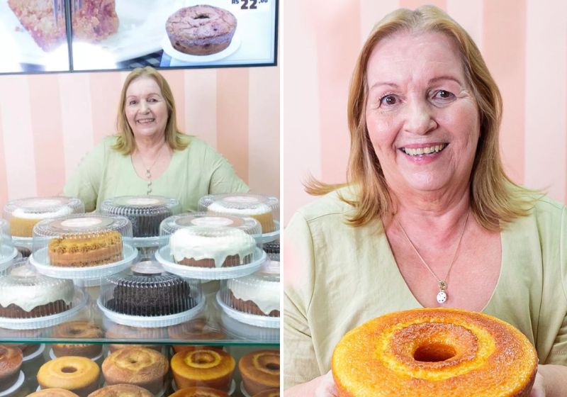 Aos 75 anos, vovó produz 55 mil bolos por dia e fatura com negócio