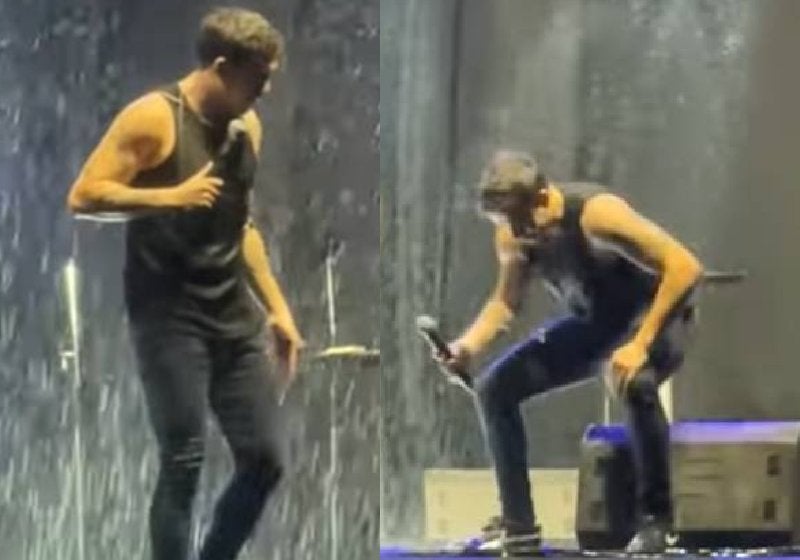 Whindersson mostra empatia e fica na chuva forte junto com fãs em show. VÍDEO