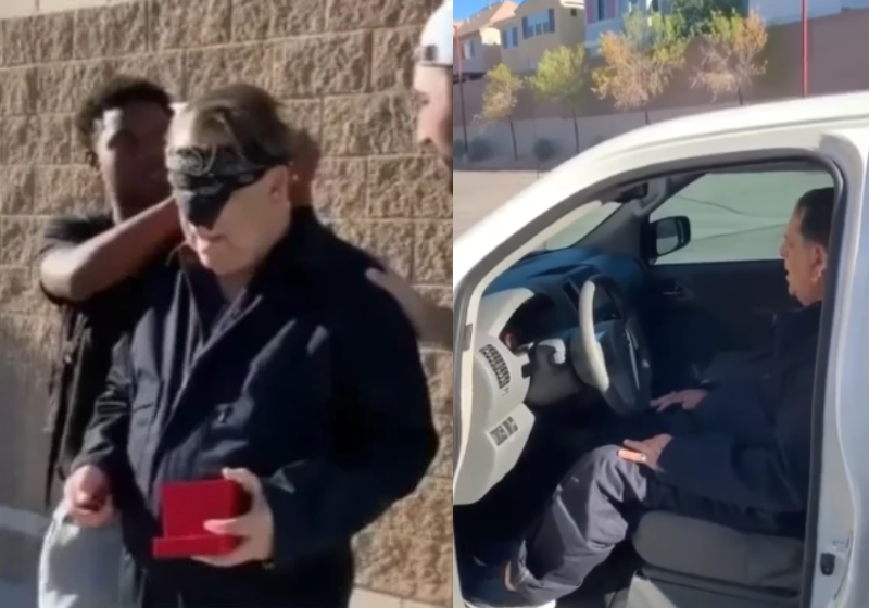 Alunos compram carro para zelador de escola que ia trabalhar a pé. VÍDEO