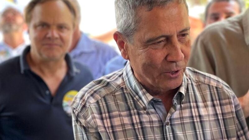 Candidato a vice na chapa de Bolsonaro faz campanha em Sorriso e à tarde em Sinop