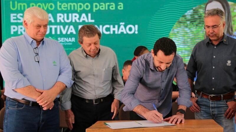 Prefeito define com Senar gestão da escola rural produtiva em Nova Mutum; R$ 8 milhões