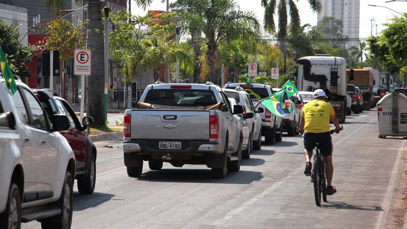 Apoiadores de Bolsonaro farão carreata em diversas cidades de MT; hoje é em Nova Mutum