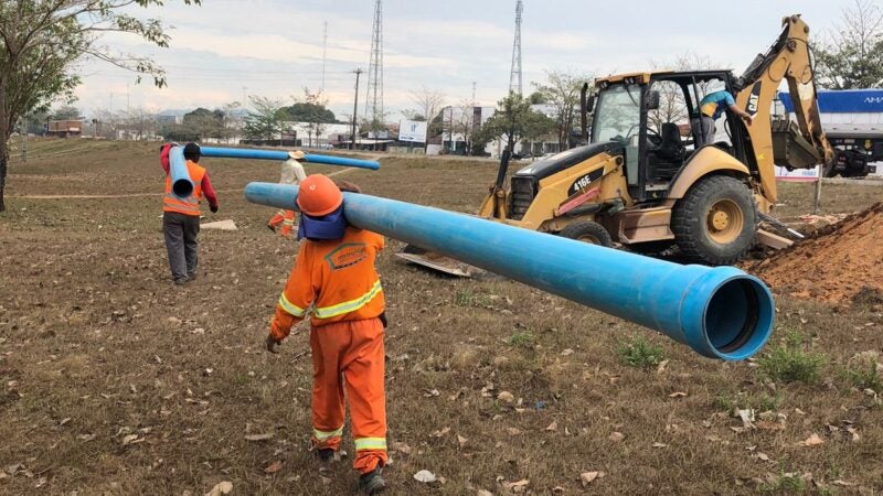 Concessionária conclui travessia para interligação de rede de água em Novo Progresso