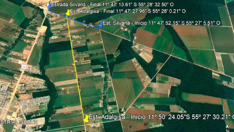 Prefeito lança pavimentação de 8,4 km de duas estradas em Sinop que deve ficar pronta até dezembro