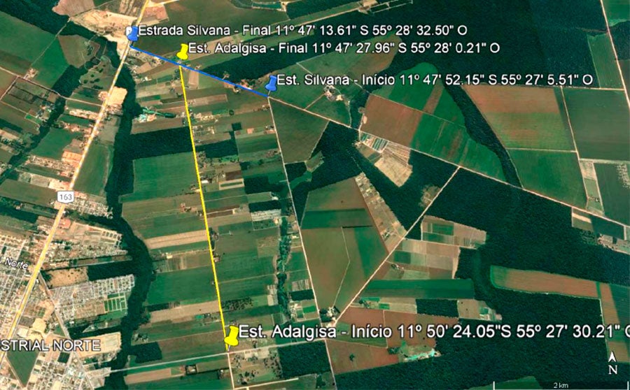 Prefeito lança pavimentação de 8,4 km de duas estradas em Sinop que deve ficar pronta até dezembro