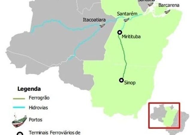 Justiça diz que ferrovia Sinop-Miritituba só pode ser discutida se consulta aos indígenas for respeitada
