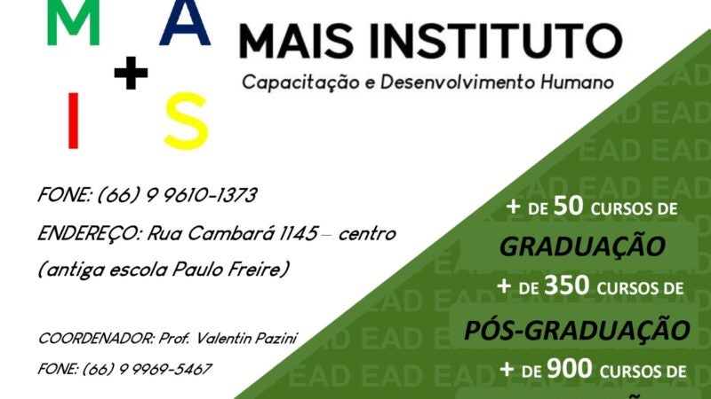 Polo da UniCV de Guarantã do Norte está com descontos em vários cursos