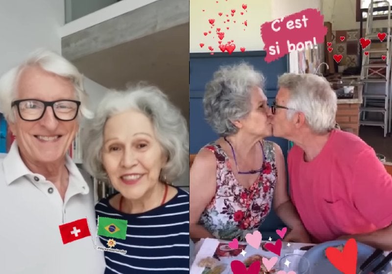 Brasileira reencontra amor suíço após 55 anos. Nunca se esqueceram