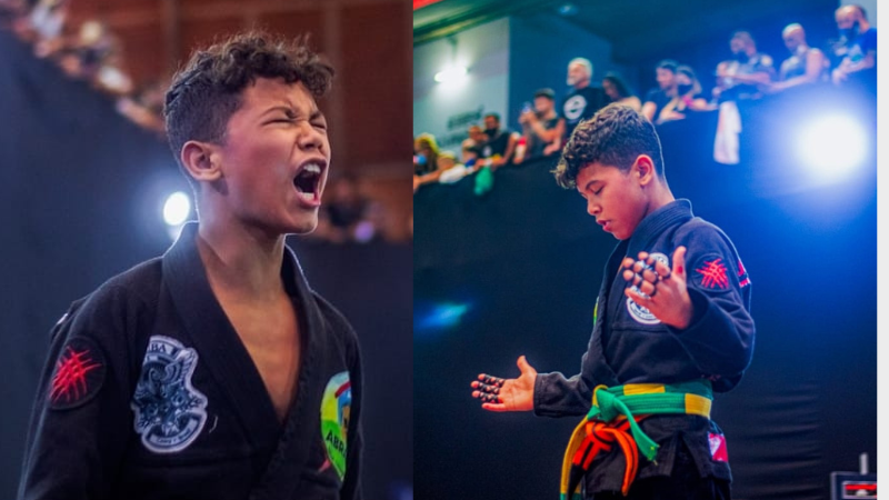 Brasileiro, de 14, campeão mundial de Jiu-jitsu tem 200 medalhas. Busca patrocínio