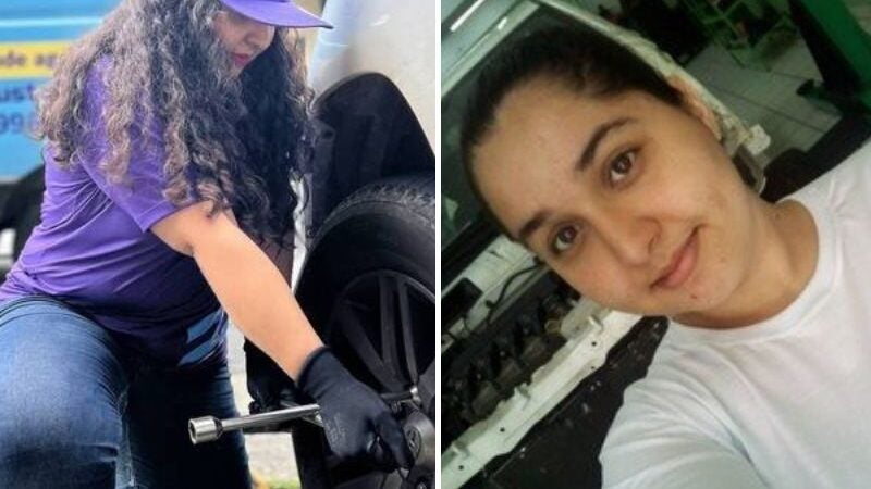 Confeiteira vira mecânica e atende mulheres com segurança em domicílio
