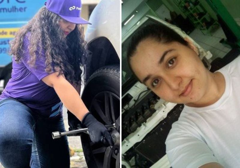Confeiteira vira mecânica e atende mulheres com segurança em domicílio