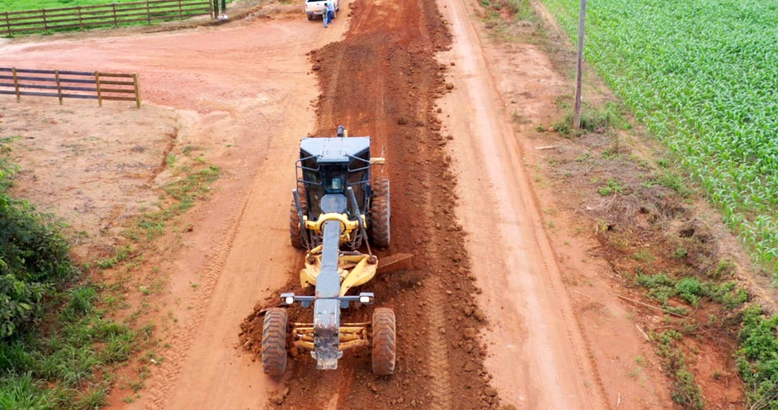 Prefeitura prepara compra de materiais para pavimentação de trecho da estrada Brígida em Sinop