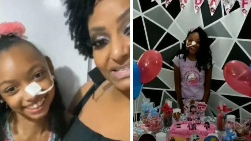 Internautas dão festa a menina com paralisia, após ninguém comprar artesanatos dela
