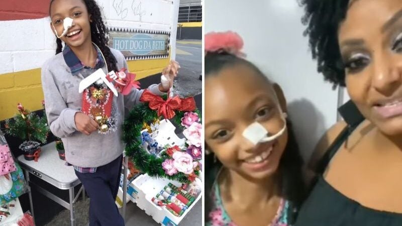 Ninguém compra artesanatos de menina com paralisia e internautas decidem ajudar com tratamento