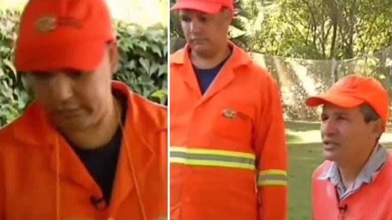 Após chorar por trancar faculdade, gari cego ganha rifa de amigos: “Meu sonho”