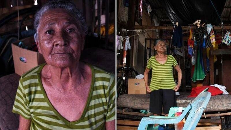 Vizinhos descobrem idosa cega passando fome em barraco e se unem para ajudar