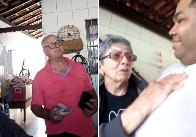 Idosa chora após motorista de aplicativo devolver R$ 4 mil esquecidos no carro. VÍDEO