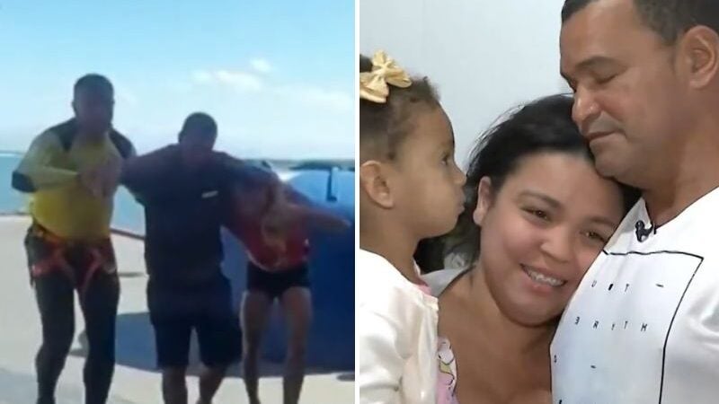 Jardineiro desaparecido é resgatado em ilha e reencontra família