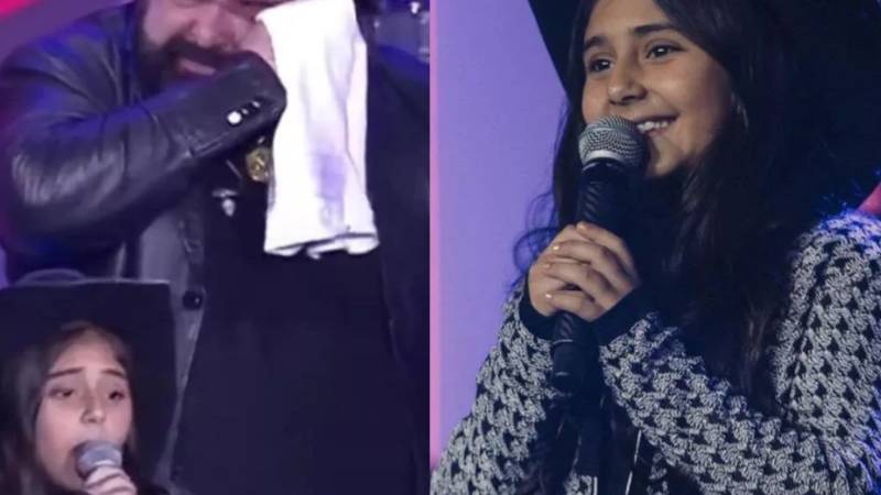 Filha de Fabiano Menotti faz homenagem a Marília Mendonça em Barretos e emociona