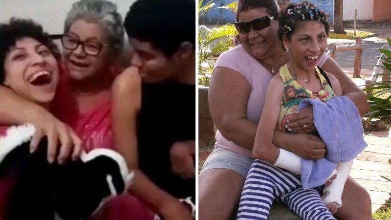 Mãe de 8, senhora adota mais 2 crianças com deficiência que foram abandonadas