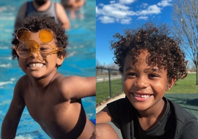 Menino de 7 anos resgata criança de 3 do fundo da piscina. Um herói!