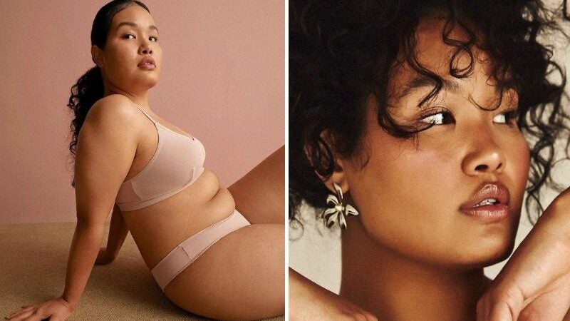 Modelo plus size preta e oriental quebra padrões na moda