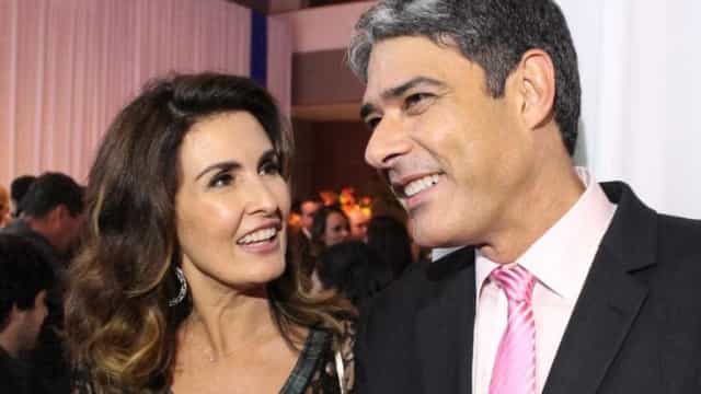 Fátima Bernardes surge com William Bonner seis anos após separação