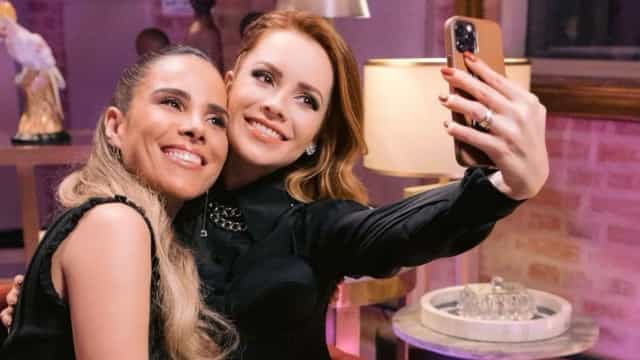 ‘As rivais estão juntas’, brinca marido de Sandy no encontro com Wanessa Camargo