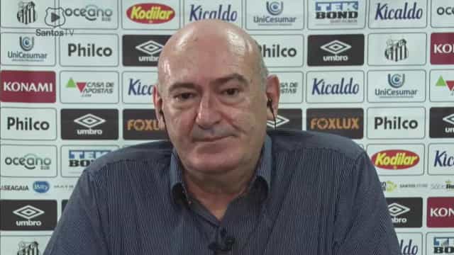 Presidente do Santos vai comandar futebol do clube até o fim do ano