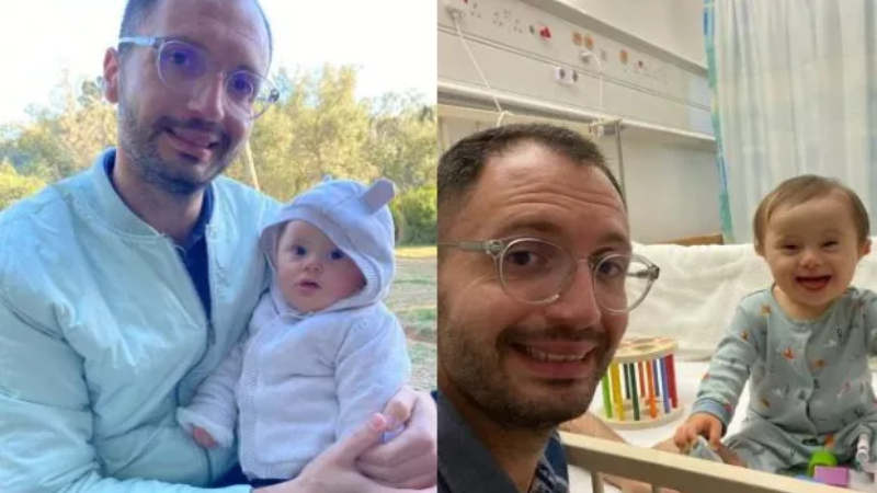Pai solo adota bebê com síndrome de Down e dá exemplo de amor