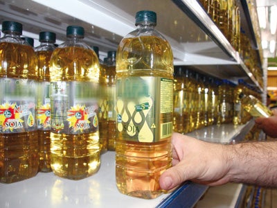 Preços do óleo de soja estão em queda