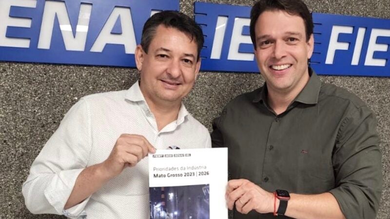 Federação das Indústrias entrega para candidato a governador Marcos Ritela prioridades do setor