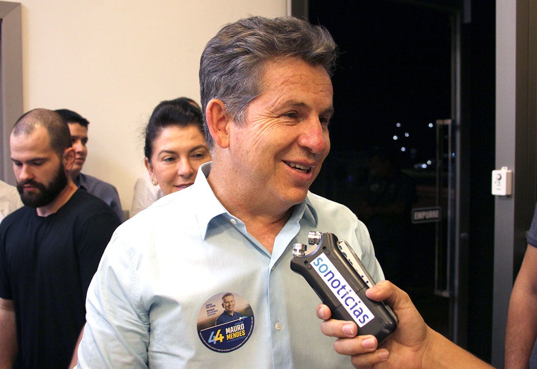 Mauro Mendes se reúne com dirigentes da Unesin em Sinop e comemora resultado de pesquisas; “coisas boas estão acontecendo”