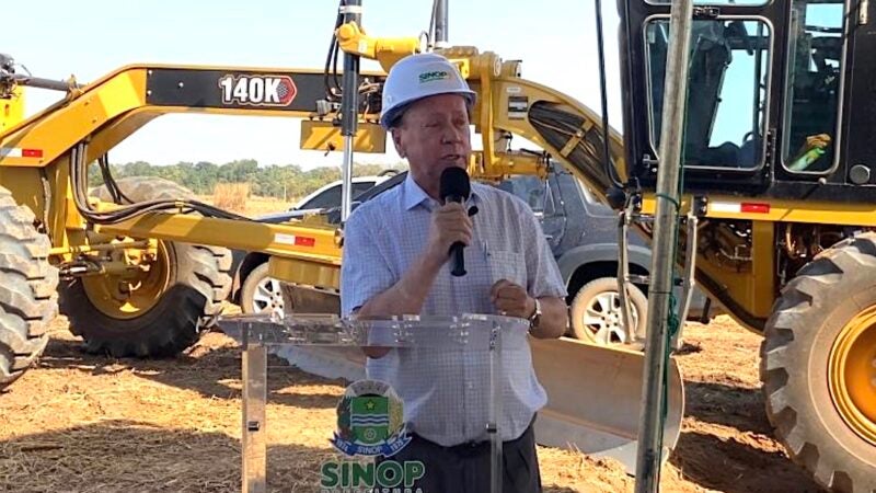 Sinop: prefeito entrega asfaltamento no Santa Mônica e até dia 14 em mais 4 bairros